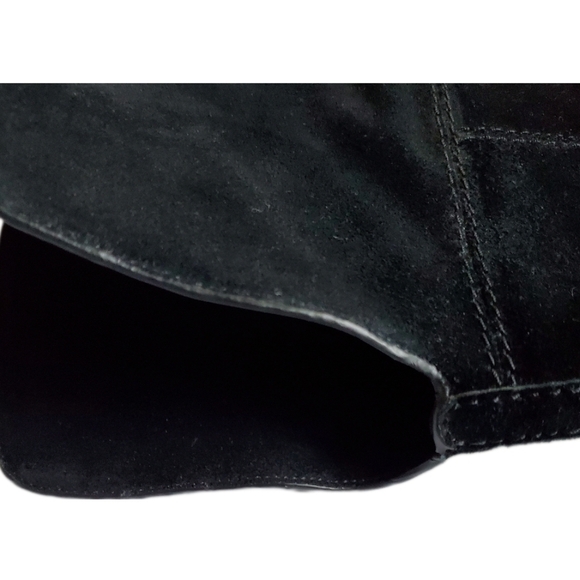 COACH Lucia Split Black Suede Over the Knee Boot Size 7.5 - Picture 7 of 10